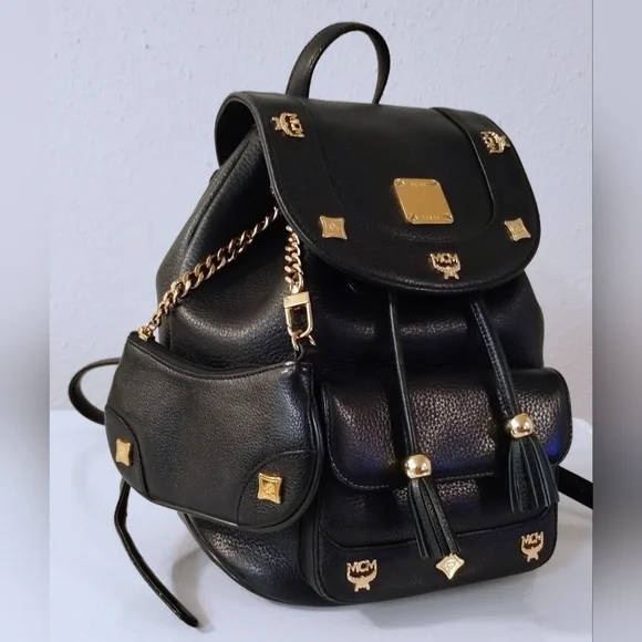 MCM Backpack Studded Mini - Picture 2 of 7